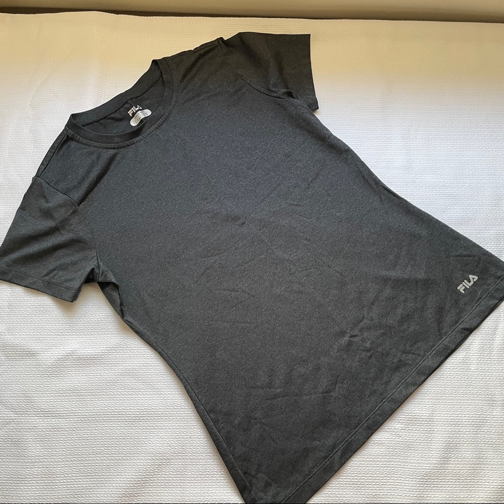 Fila Gray Athletic Workout Top S